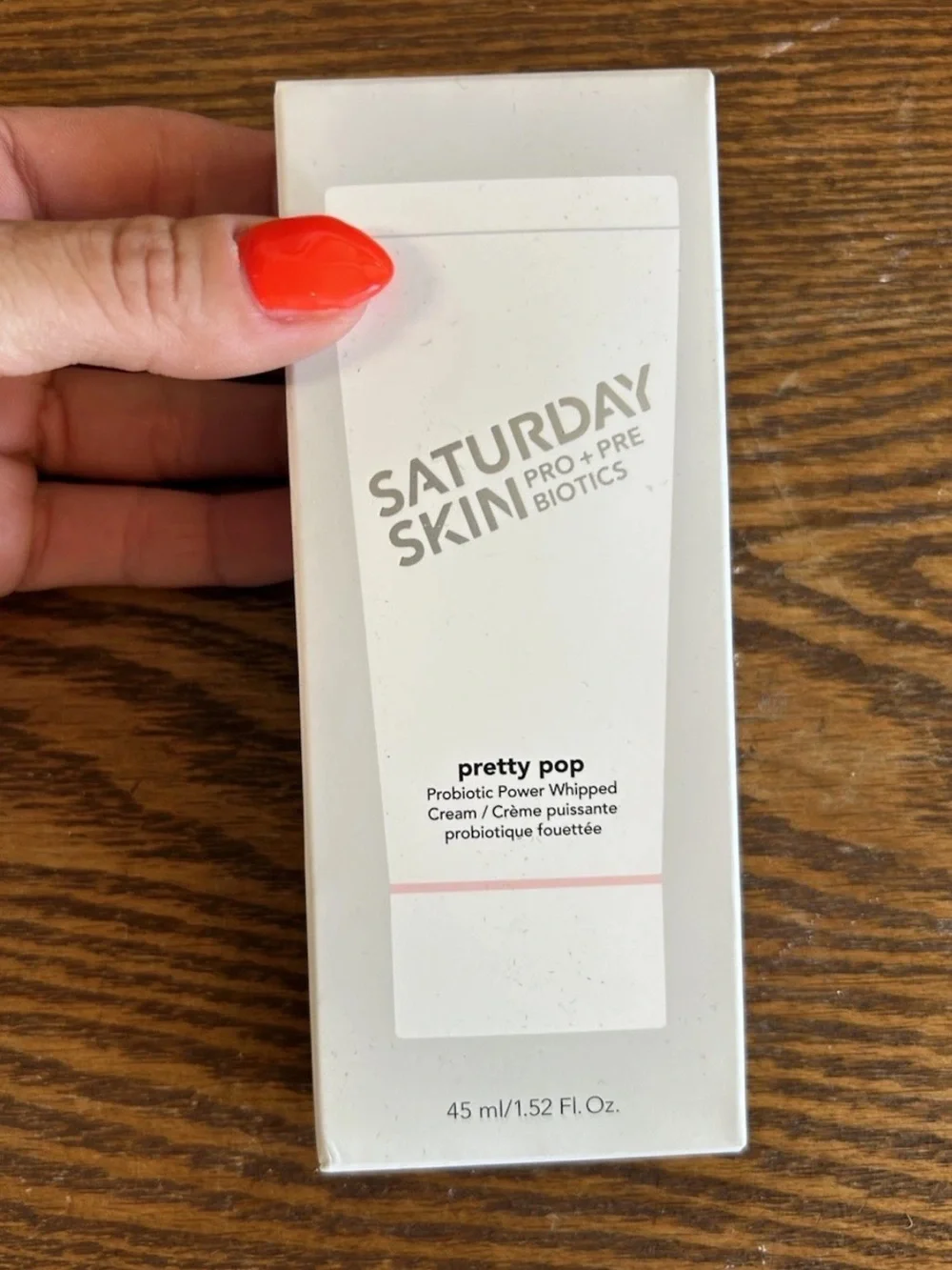 SATURDAY SKIN Pretty Pop Probiotic Power Whipped Cream 40mL/1.52 oz NEW in Box